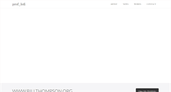 Desktop Screenshot of billthompson.org